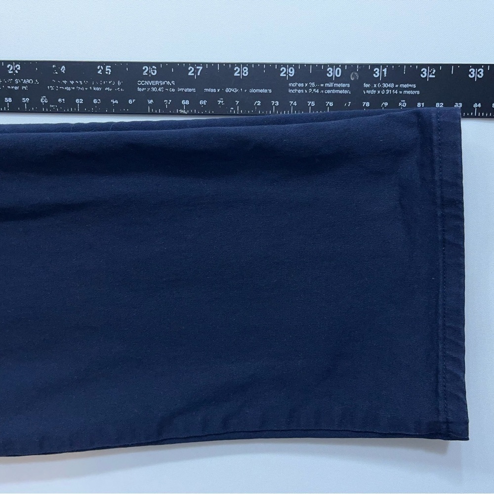 Alton Lane Pants Mens Size 34 Slim Five Pocket Chino Blue Stretch 33 in Inseam - Picture 9 of 15